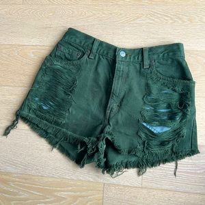Furst Of A Kind handmade redone vintage Levis shorts